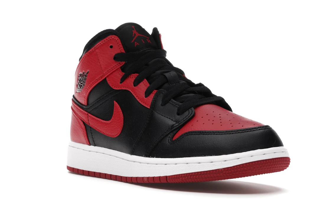 Jordan 1 Mid Banned (2020) (GS) - photo 2- Jersey4u