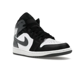 Jordan 1 Mid Black White Iron Grey - photo 2- Jersey4u