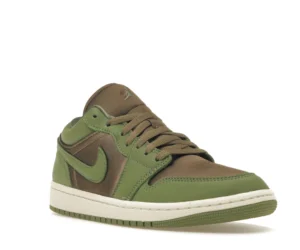 Jordan 1 Low SE Brown Kelp Sky J Light Olive (Women's) - photo 2- Jersey4u