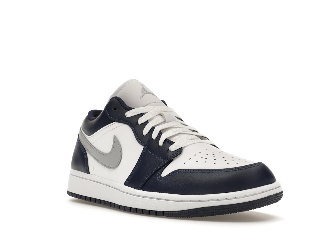 Jordan 1 Low Wolf Grey Midnight Navy - photo 2- Jersey4u