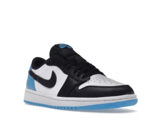 Jordan 1 Retro Low OG Black Dark Powder Blue (Women's) - photo 2- Jersey4u