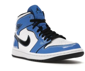 Jordan 1 Mid Signal Blue - photo 2- Jersey4u