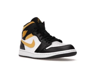 Jordan 1 Mid White Pollen Black - photo 2- Jersey4u