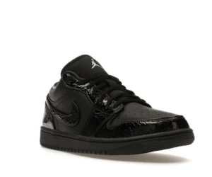 Jordan 1 Low SE Patent Elephant Black (Women's) - photo 2- Jersey4u