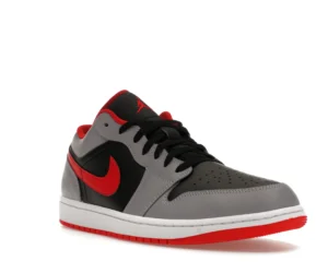 Jordan 1 Low Black Light Smoke Grey Gym Red - photo 2- Jersey4u