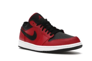 Jordan 1 Low Reverse Bred Pebbled Swoosh - photo 2- Jersey4u