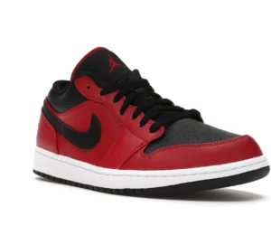 Jordan 1 Low Reverse Bred Pebbled Swoosh - photo 2- Jersey4u