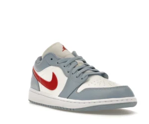 Jordan 1 Low Blue Whisper Dune Red (Women's) - photo 2- Jersey4u