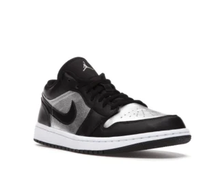 Jordan 1 Low SE Black Metallic Silver (Women's) - photo 2- Jersey4u