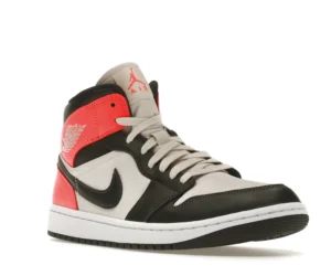 Jordan 1 Mid Newsprint Light Orewood Brown (Women's) - photo 2- Jersey4u