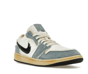 Jordan 1 Low SE WRMK Sashiko Denim - photo 2- Jersey4u