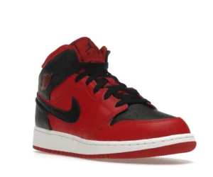 Jordan 1 Mid Reverse Bred (2021) (GS) - photo 2- Jersey4u