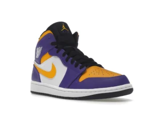 Jordan 1 Mid Lakers (2022) - photo 2- Jersey4u