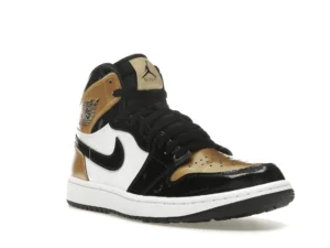 Jordan 1 Retro High Golf Patent Gold Toe - photo 2- Jersey4u