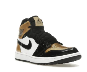 Jordan 1 Retro High Golf Patent Gold Toe - photo 2- Jersey4u