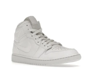 Jordan 1 Mid Triple White 2.0 (2020) - photo 2- Jersey4u