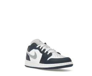 Jordan 1 Low Midnight Navy Wolf Grey (GS) - photo 2- Jersey4u