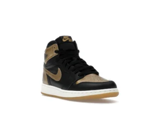 Jordan 1 Retro High OG Black Metallic Gold (GS) - photo 2- Jersey4u