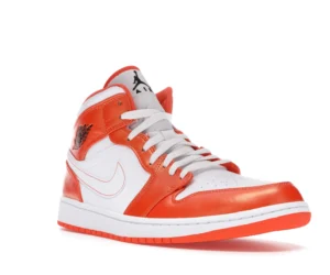 Jordan 1 Mid Metallic Orange - photo 2- Jersey4u