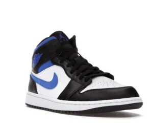 Jordan 1 Mid White Black Racer Blue - photo 2- Jersey4u