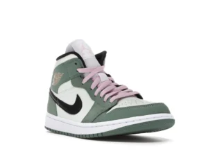 Jordan 1 Mid Dutch Green (Women's) - photo 2- Jersey4u