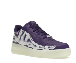 Nike Air Force 1 Low '07 QS Purple Skeleton Halloween (2021) - photo 2- Jersey4u