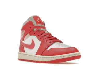 Jordan 1 Mid Strawberries and Cream (Women's) - photo 2- Jersey4u