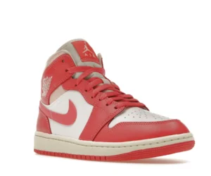 Jordan 1 Mid Strawberries and Cream (Women's) - photo 2- Jersey4u