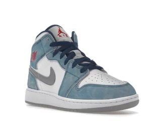 Jordan 1 Mid SE French Blue Light Steel (GS) - photo 2- Jersey4u