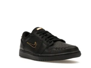 Jordan 1 Low Method of Make Black Metallic Gold (Women's) - photo 2- Jersey4u