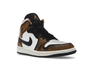 Jordan 1 Mid SE Orange Wear Away - photo 2- Jersey4u