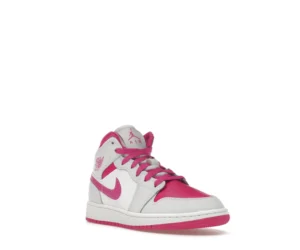 Jordan 1 Mid Fire Pink (GS) - photo 2- Jersey4u