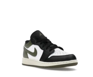 Jordan 1 Low Black Toe Medium Olive (GS) - photo 2- Jersey4u