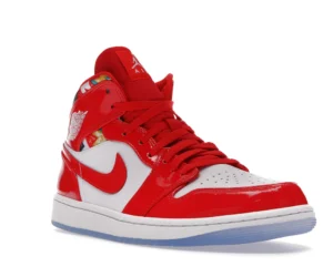 Jordan 1 Mid Barcelona Sweater Red Patent - photo 2- Jersey4u