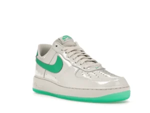 Nike Air Force 1 Low '07 Patent Platinum Tint Stadium Green - photo 2- Jersey4u