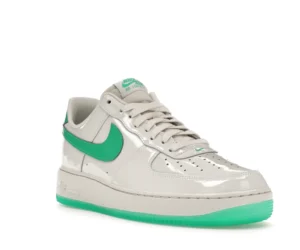 Nike Air Force 1 Low '07 Patent Platinum Tint Stadium Green - photo 2- Jersey4u