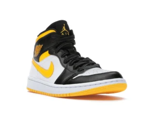 Jordan 1 Mid Laser Orange Black (Women's) - photo 2- Jersey4u