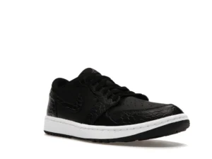 Jordan 1 Retro Low Golf Black Croc - photo 2- Jersey4u