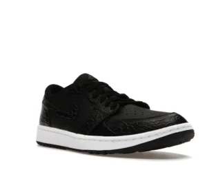 Jordan 1 Retro Low Golf Black Croc - photo 2- Jersey4u