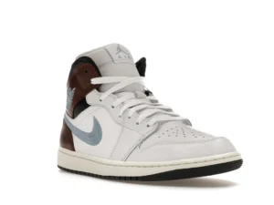 Jordan 1 Mid SE Brown Blue Grey - photo 2- Jersey4u