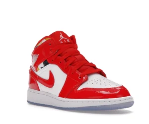 Jordan 1 Mid Barcelona Sweater Red Patent (GS) - photo 2- Jersey4u