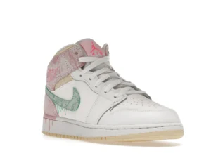 Jordan 1 Mid Paint Drip (GS) - photo 2- Jersey4u