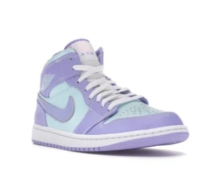 Jordan 1 Mid Purple Aqua - photo 2- Jersey4u