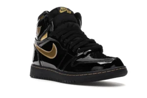 Jordan 1 Retro High Black Metallic Gold (2020) (GS) - photo 2- Jersey4u