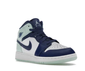 Jordan 1 Mid Mystic Navy Mint Foam (GS) - photo 2- Jersey4u