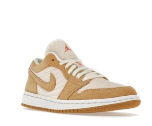 Jordan 1 Low SE Twine Orange Quartz Corduroy (Women's) - photo 2- Jersey4u