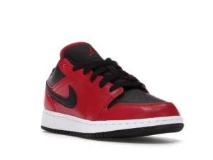 Jordan 1 Low Gym Red Black Pebbled (GS) - photo 2- Jersey4u