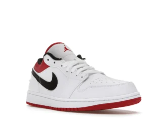 Jordan 1 Low White University Red Black - photo 2- Jersey4u