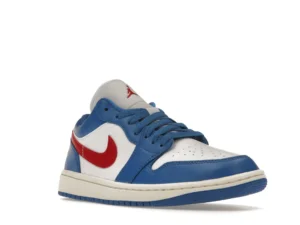 Jordan 1 Low Sport Blue Gym Red (Women's) - photo 2- Jersey4u