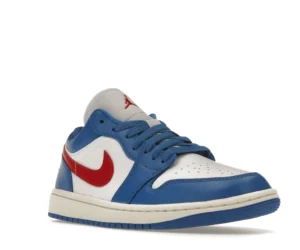 Jordan 1 Low Sport Blue Gym Red (Women's) - photo 2- Jersey4u